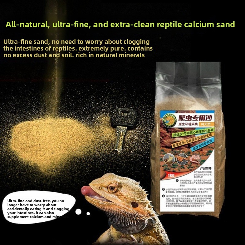 Calcium Powder Reptile - Pasir Reptil, Pasir Kalsium untuk Habitat