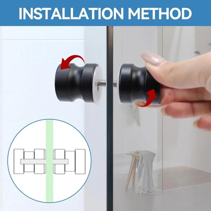 Glass Door Hinge - Gagang Pintu Kaca Shower Bergaya, Kenop