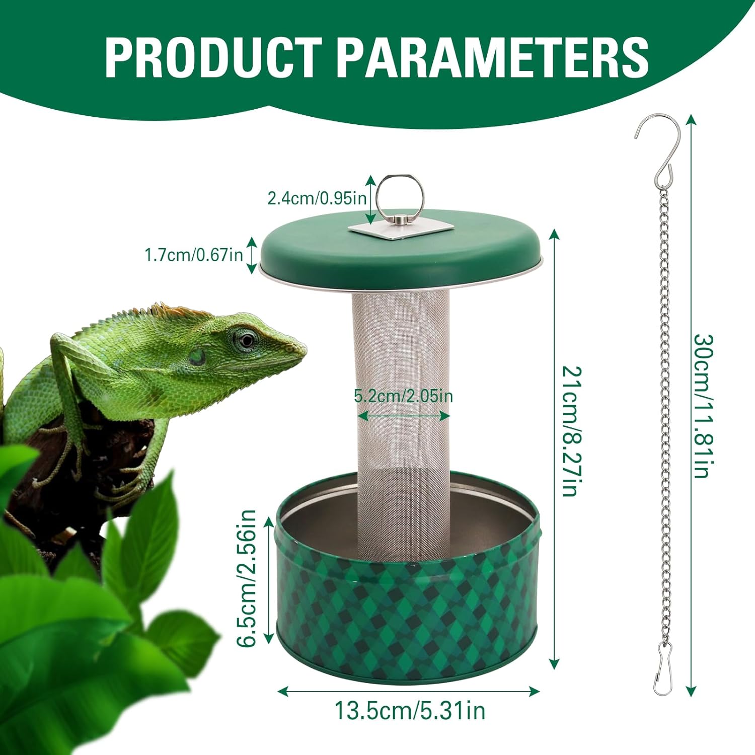 Tempat Makan Naga Berjenggot,  - Water Dish Reptile ulasan dan harga
