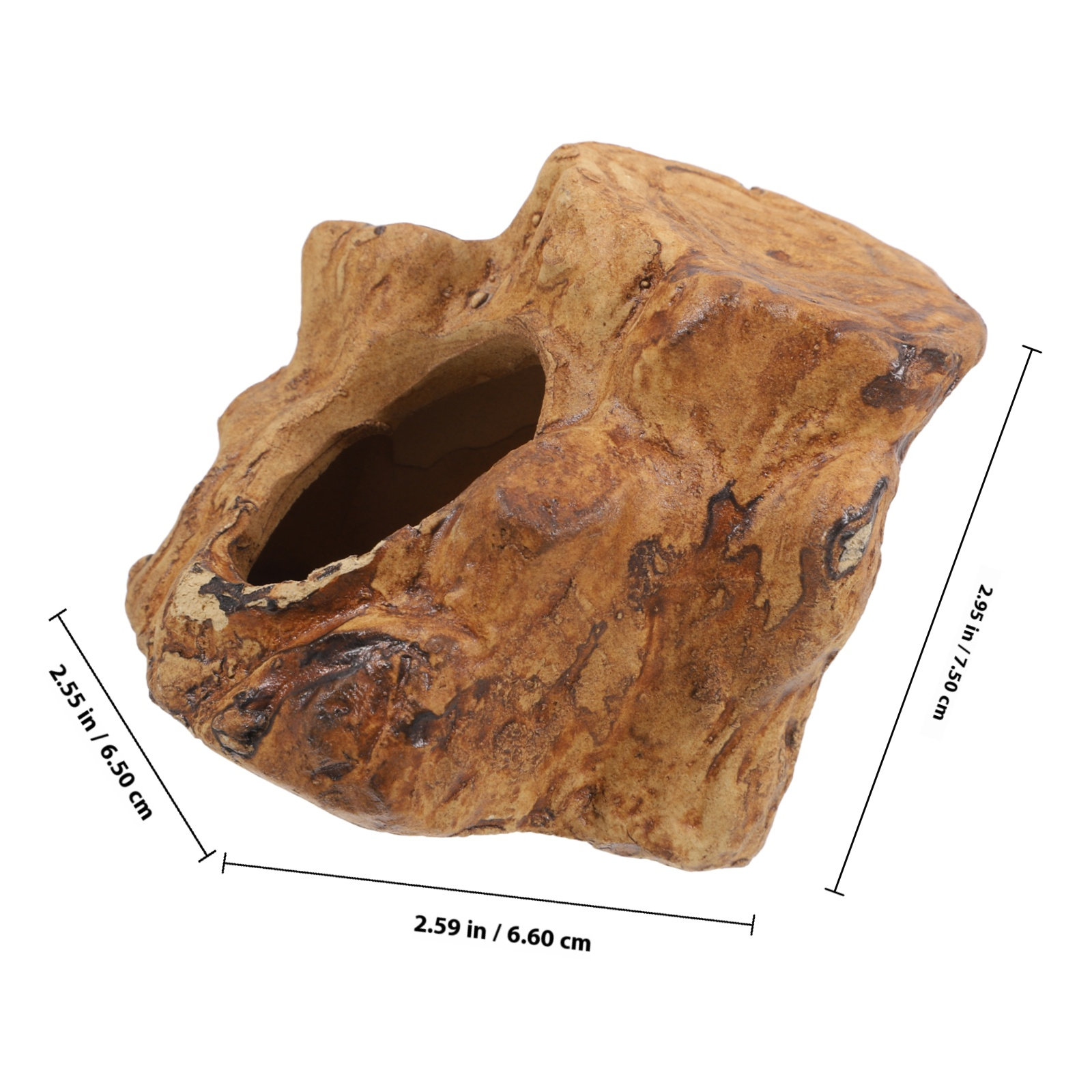 Gua Keramik untuk Akuarium den - Hide Cave Ceramic ulasan dan harga