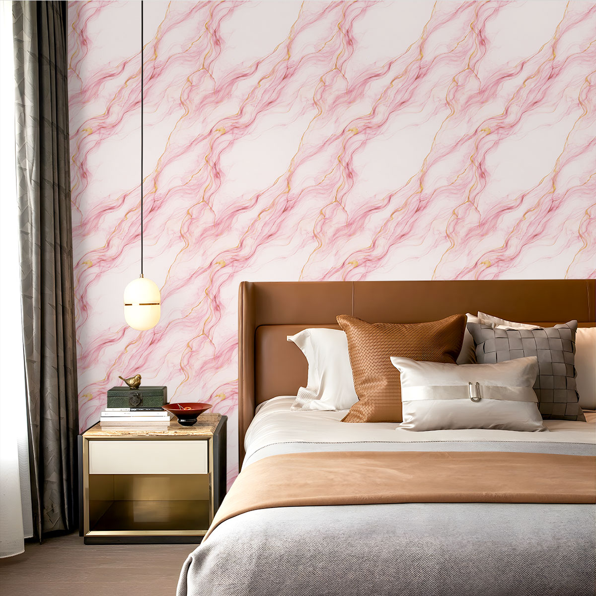 1pc Wallpaper PVC Daur Ulang M - Pvc Panel Background ulasan dan harga