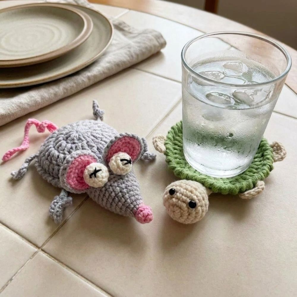 Alas Cangkir Rajut Lucu Bentuk - Water Dish Reptile ulasan dan harga